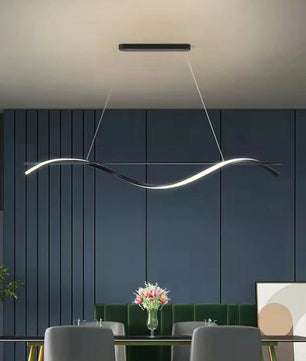 Black Wave Chandelier