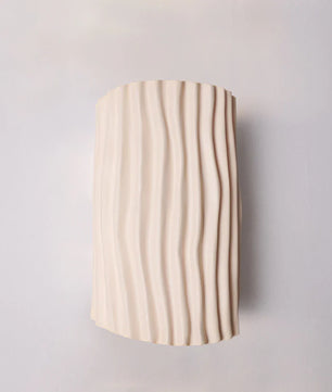 Pleated Resin Wall Lamp
