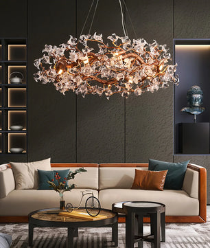 Hibiscus Flower Chandelier
