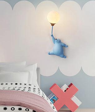 Bear Balloon Wall Lamp