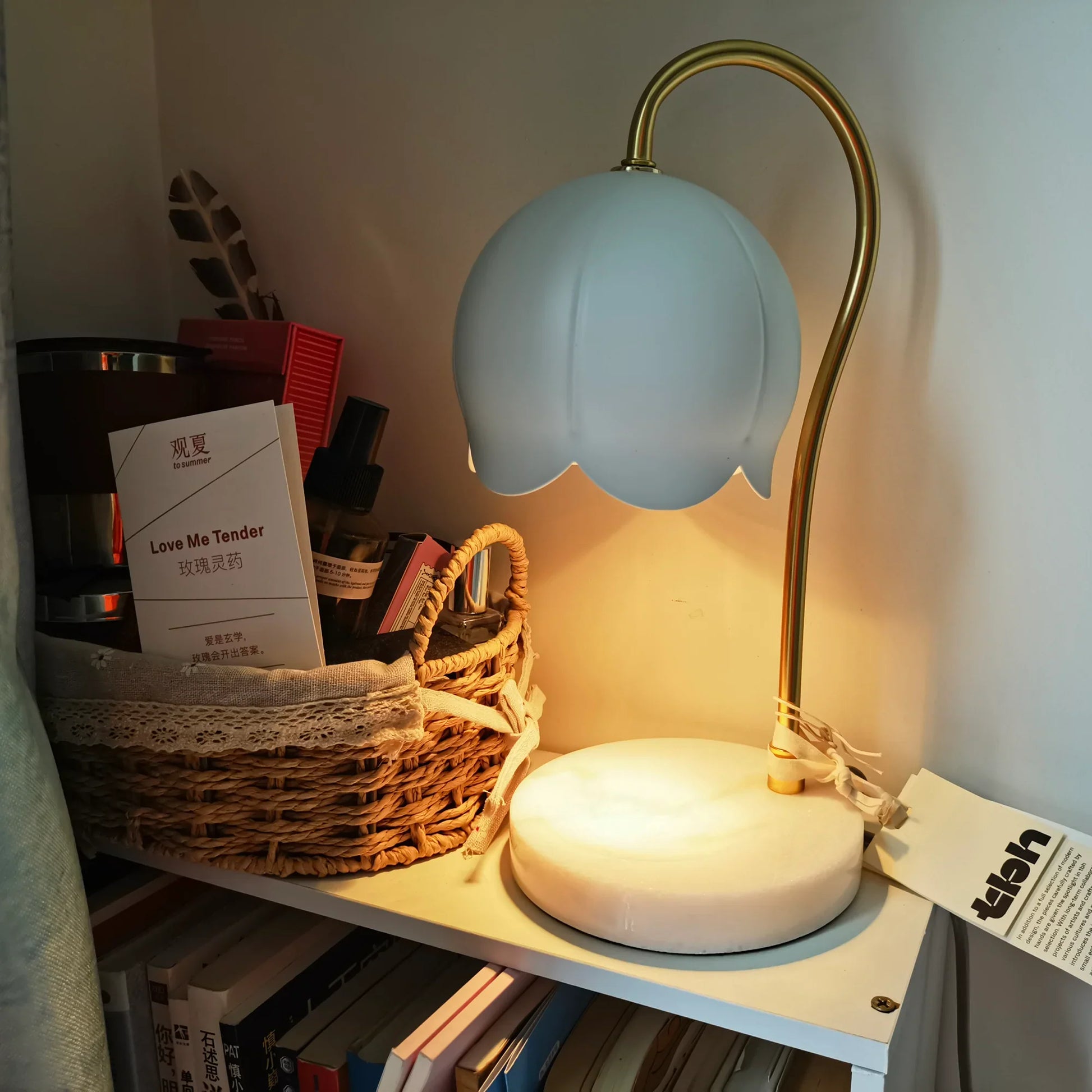 Flower Candle Warmer Lamp