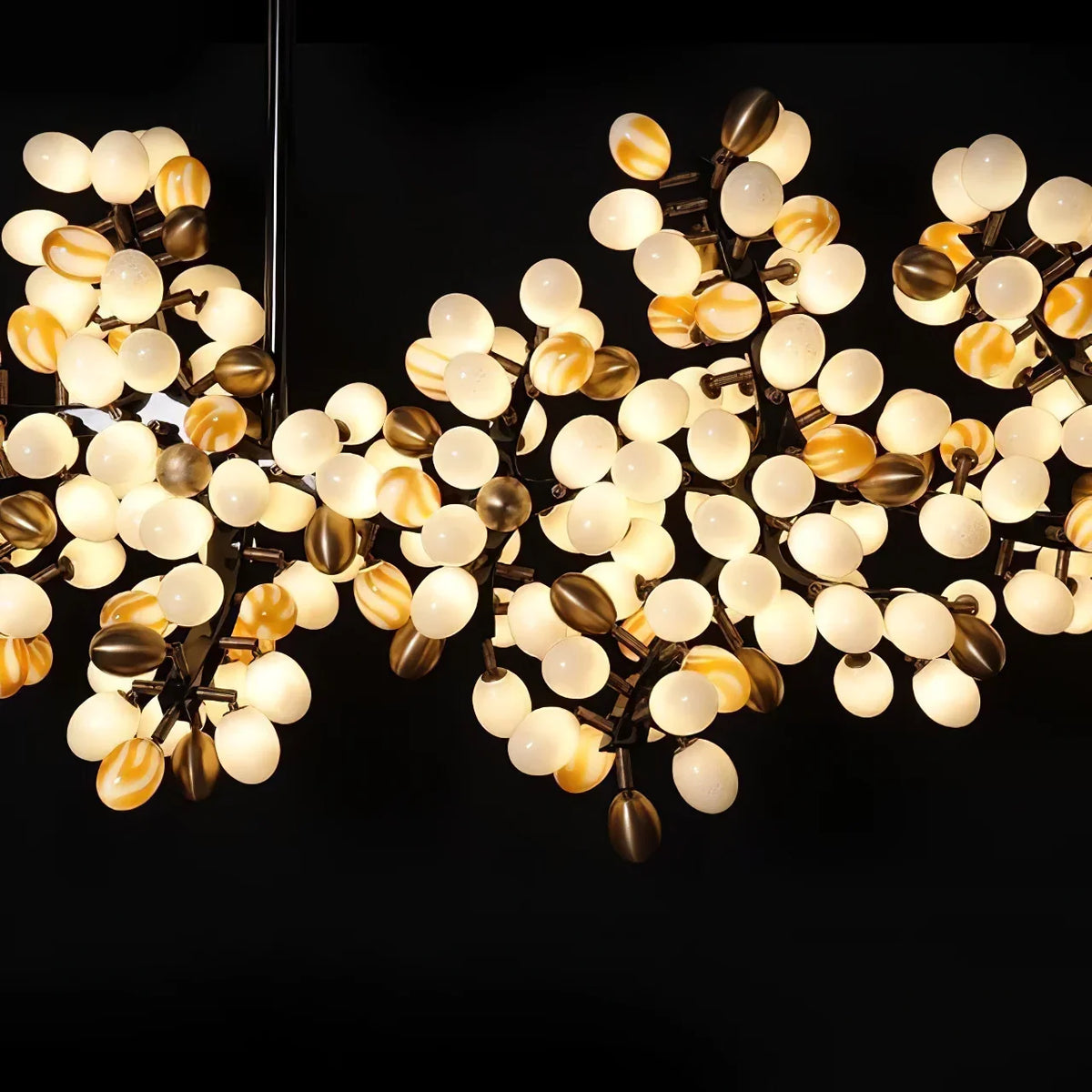 Grape Vine Bunch Chandelier