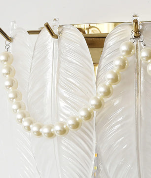 Feather Pearl Wall Lamp