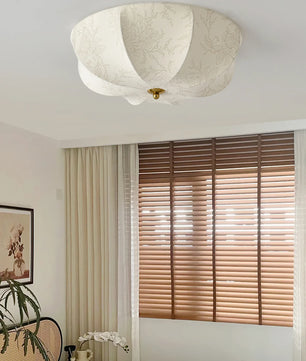 Orchid Fabric Ceiling Lamp