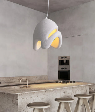 Wabi Sabi Resin Pendant Lamp