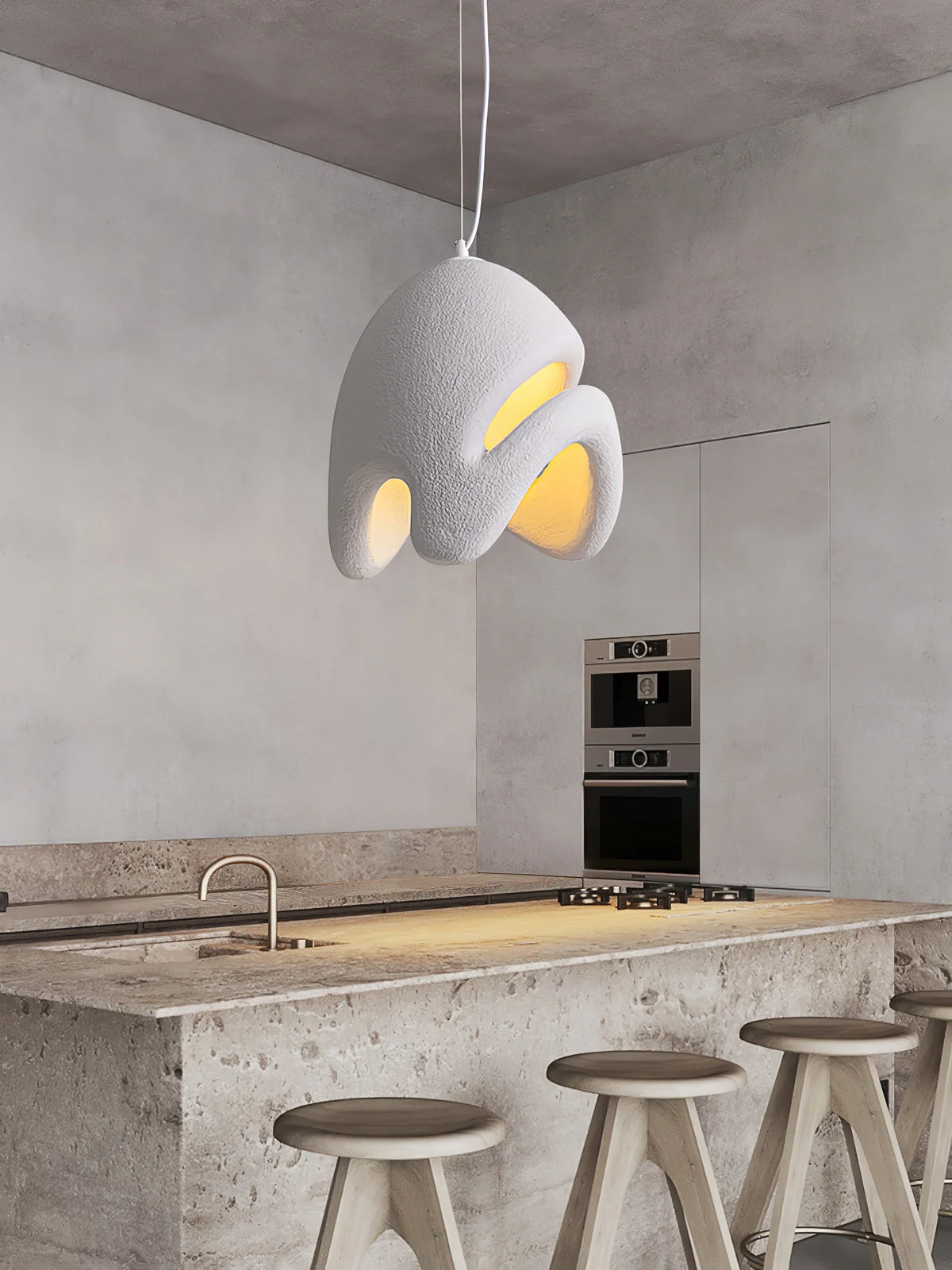 Wabi Sabi Resin Pendant Lamp