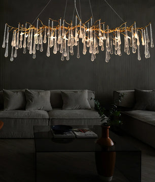 Aqua Makrama Chandeliers