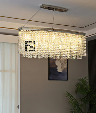 Liliana Rectangle Crystal Chandelier