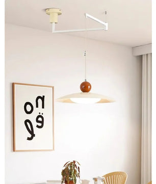 Nordic Flying Saucer Swing Arm Movable Pendant Light M111