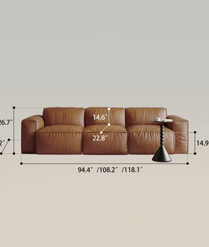 Modular Leather Sofa