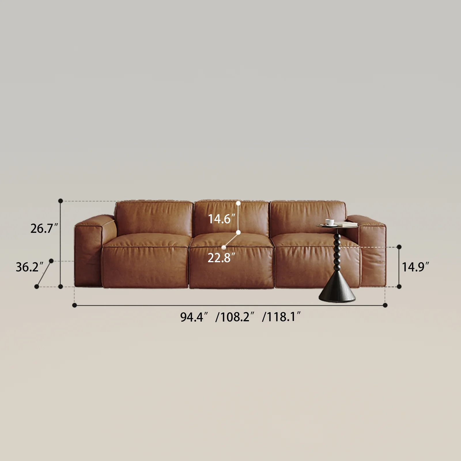 Modular Leather Sofa