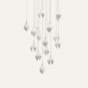 Ceramic Flower Chandelier