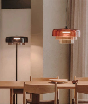Lark 3 Shade Modern Glass Pendant Lamp — view 5