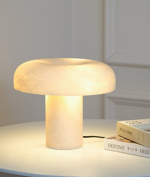 Alabaster Mushroom Table Lamp