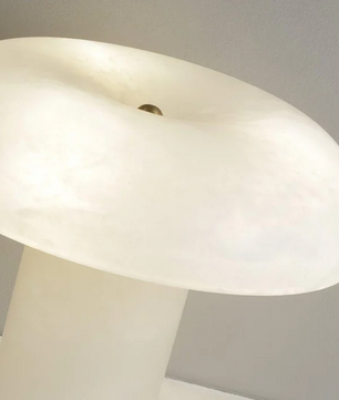 Alabaster Mushroom Table Lamp