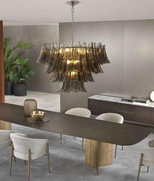 Fumé Oro Chandelier