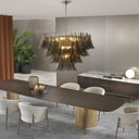Fumé Oro Chandelier