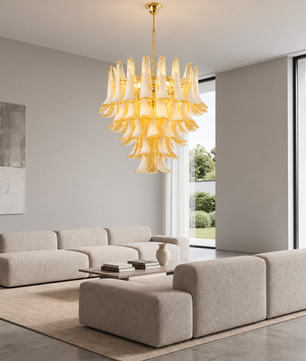 Murano Style Tiered Chandelier