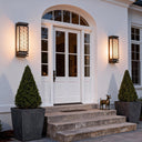 Reticolo Faux Marble Outdoor Wall Sconce