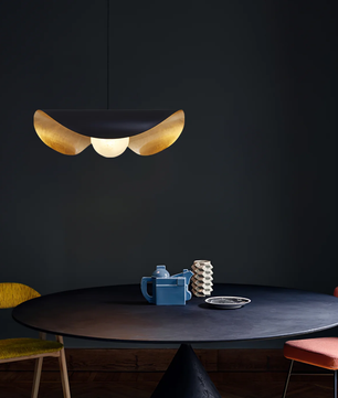 Curved Shell Pendant Light