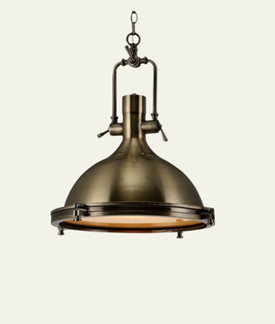 Industrial Nautical Dome Pendant Light