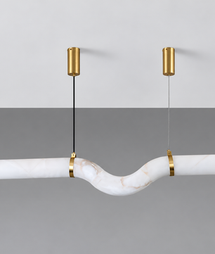 Onda Alabaster Linear Pendant