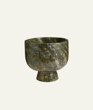 The Verde Guatemala Marble Centerpiece Bowl