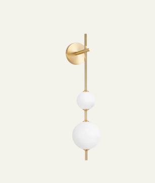 Vertical Globe Wall Lamp