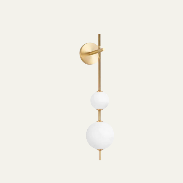 Vertical Globe Wall Lamp