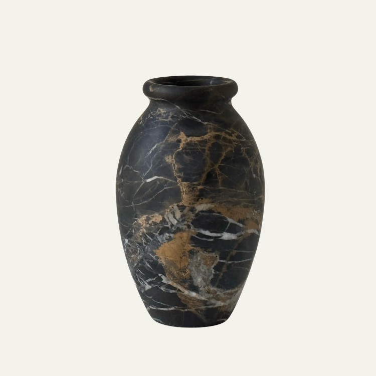 The Marquina Monolithic Stone Vessel