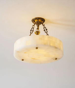 Luciana Alabaster Ceiling Light