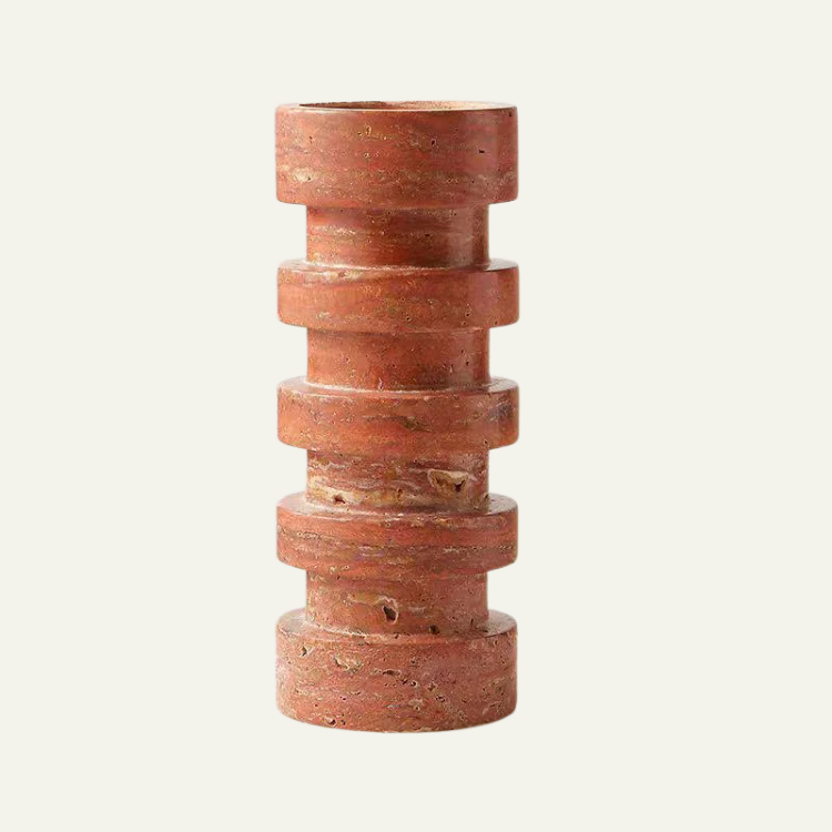 Tivoli Graduated Travertine Votive
