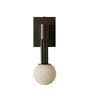 Volterra Alabaster Orb Sconce
