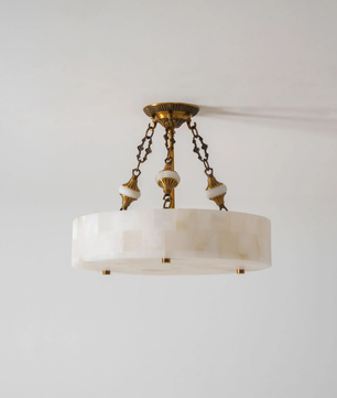 Luciana Alabaster Ceiling Light