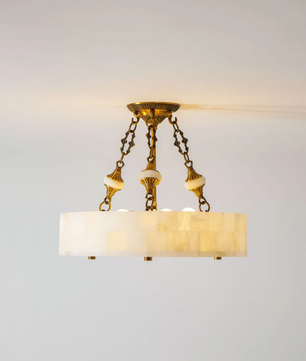 Luciana Alabaster Ceiling Light