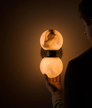 Aria Alabaster Globe Sconce