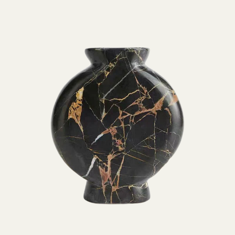 Marquina Columnar Stone Vessel