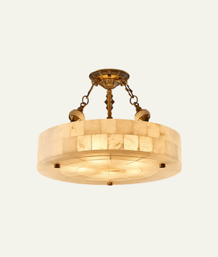 Luciana Alabaster Ceiling Light