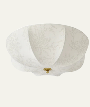 Orchid Fabric Ceiling Lamp