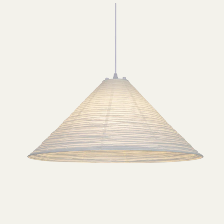 Cone Washi Pendant Light