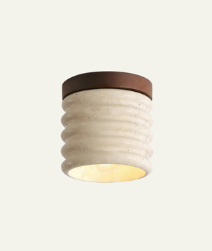 Vaarnii Travertine Ceiling Lamp