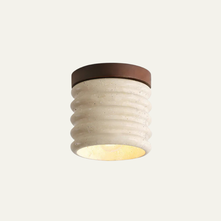 Vaarnii Travertine Ceiling Lamp