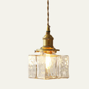 Jewel Glass Brass Pendant Light