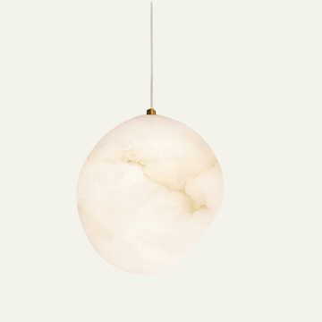 Brass + White Alabaster