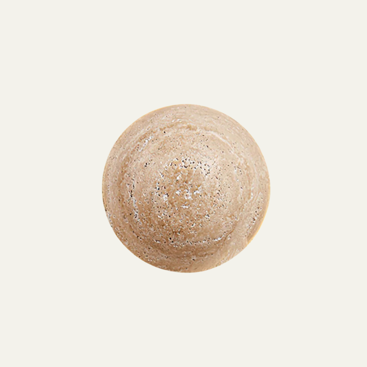 Round Travertine Wall Lamp