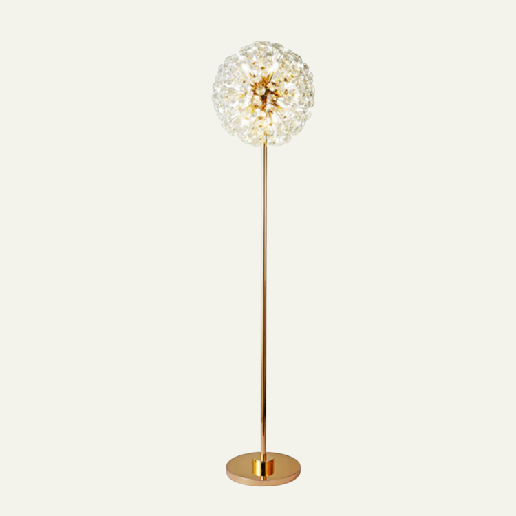 Crystal Dandelion Floor Lamp