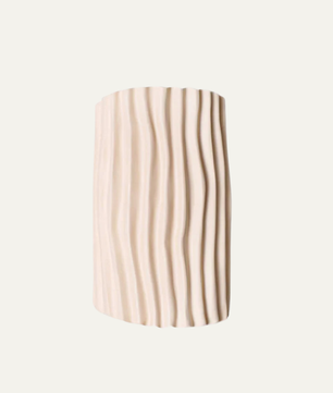 Pleated Resin Wall Lamp