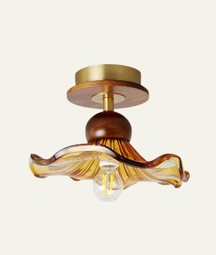 Kapok Wood Ceiling Light