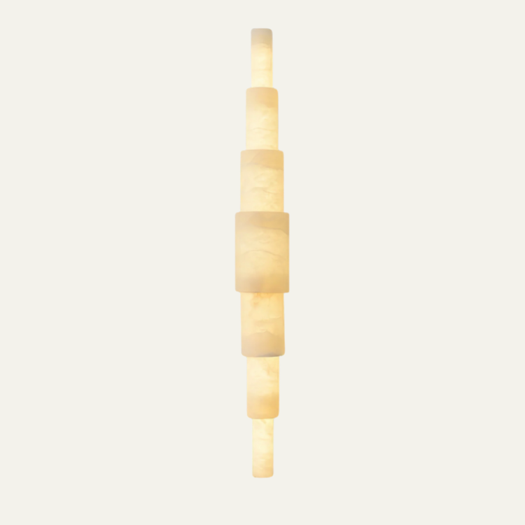 Melange Alabaster Wall Sconce