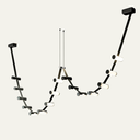 Curve Leather Chandelier
